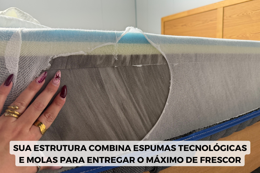 Emma colchão diamond cooling composição